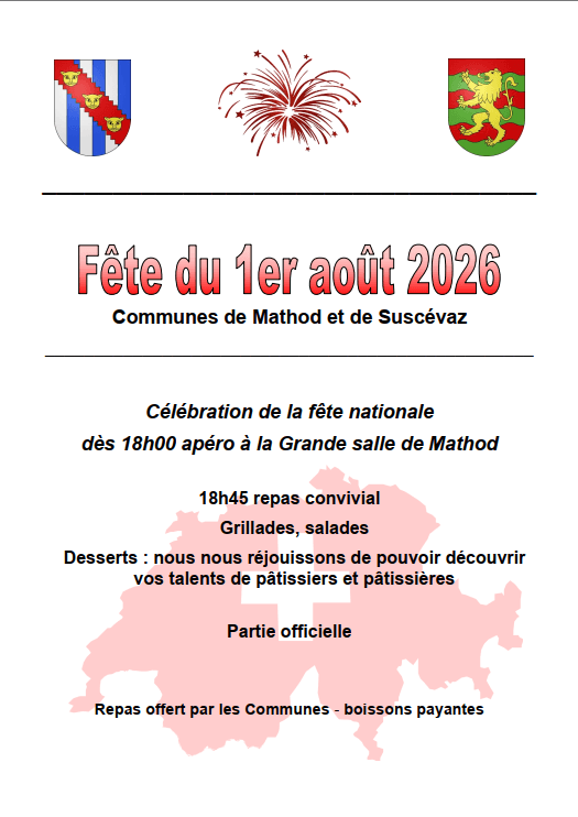 Fête du 1er Août 2026