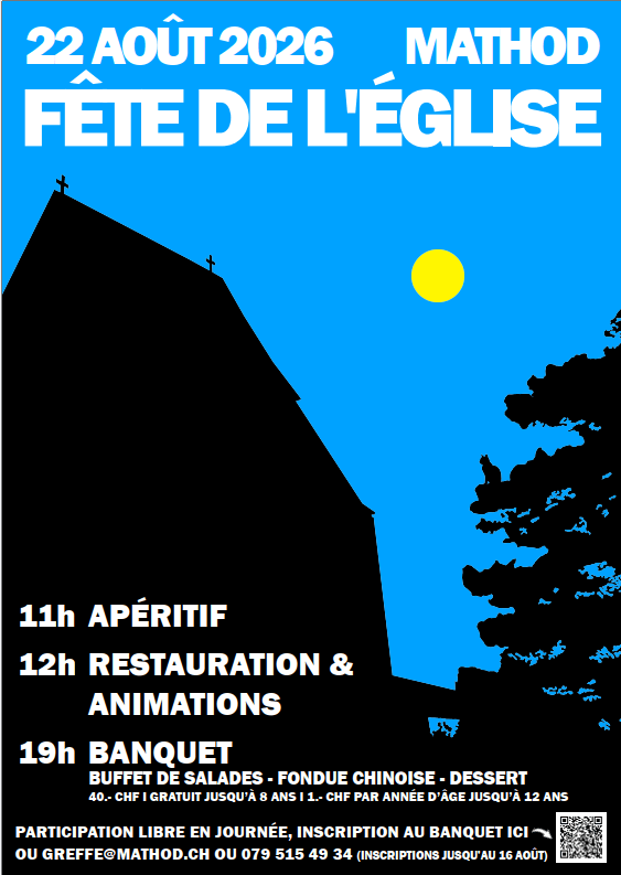 Fête de l&rsquo;Eglise de Mathod