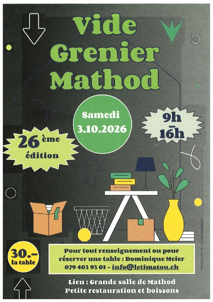 Vide grenier de Mathod